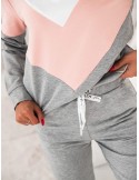 Women\'s gray-powder tracksuit set FI581 - Online store - Boutique